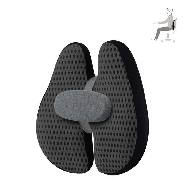 Chair Memory Foam Lumbar Support Back Cushion