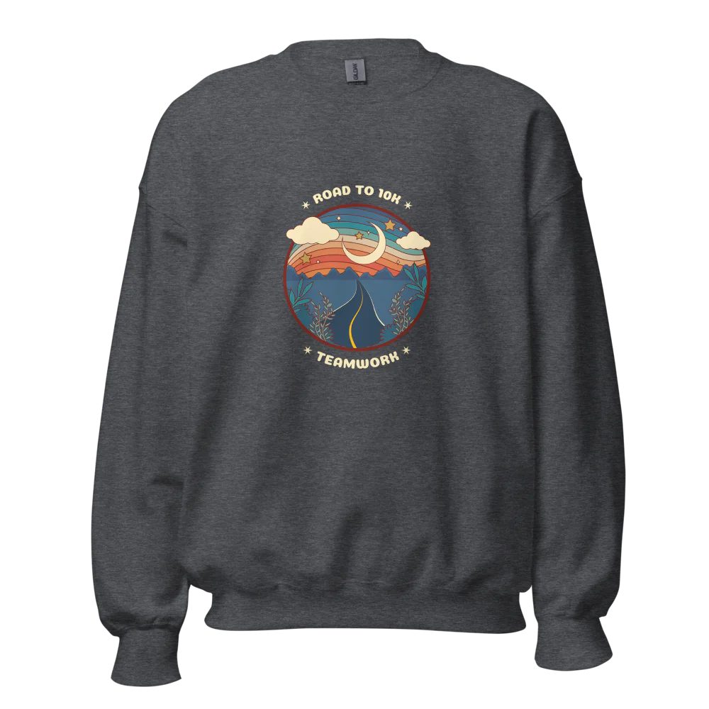 Women’s Road to 10k Teamwork Crew Neck Sweatshirt