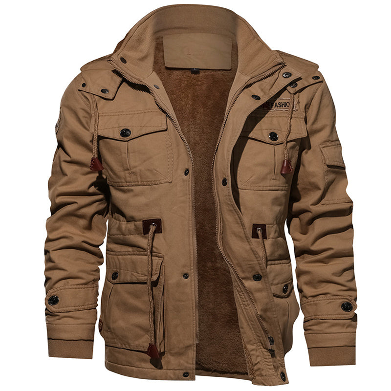 Men's Thermal Outerwear Military Style Jacket