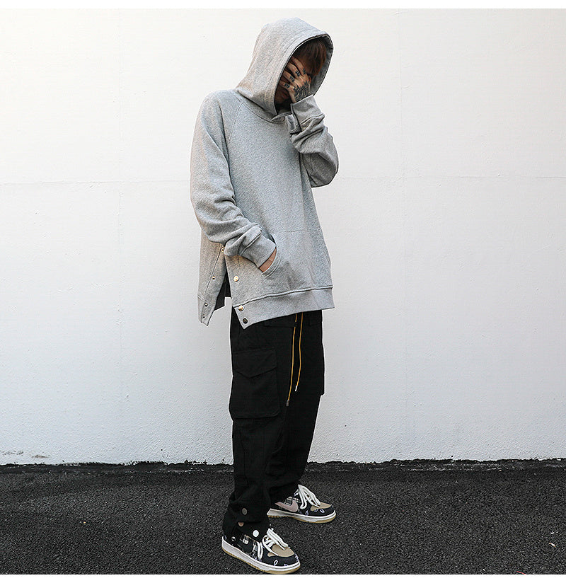 Men's Side Snap Hoodie