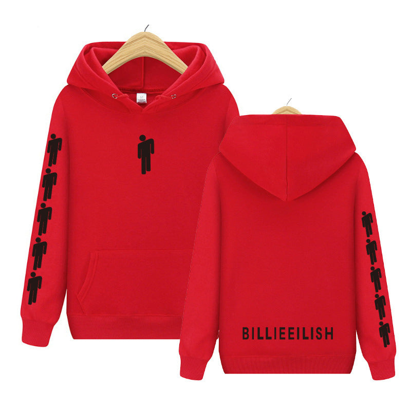Men's and Women's Printed Plush Hoodie