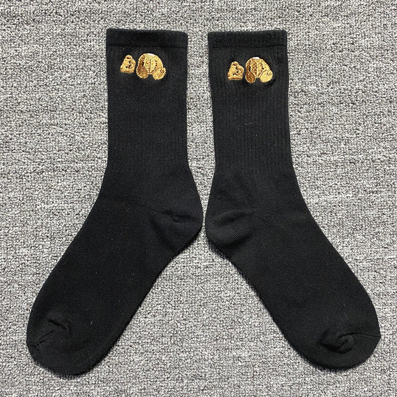 Men's Hip Hop Print Socks