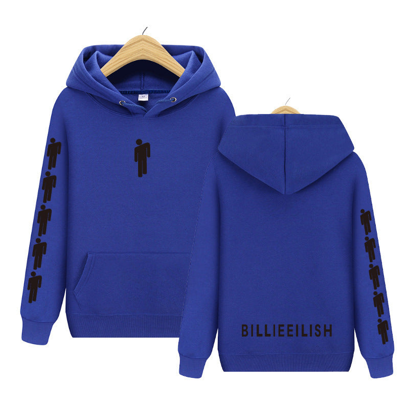 Men's and Women's Printed Plush Hoodie