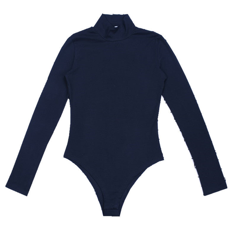 Women's Long Sleeve Turtleneck Bodysuit