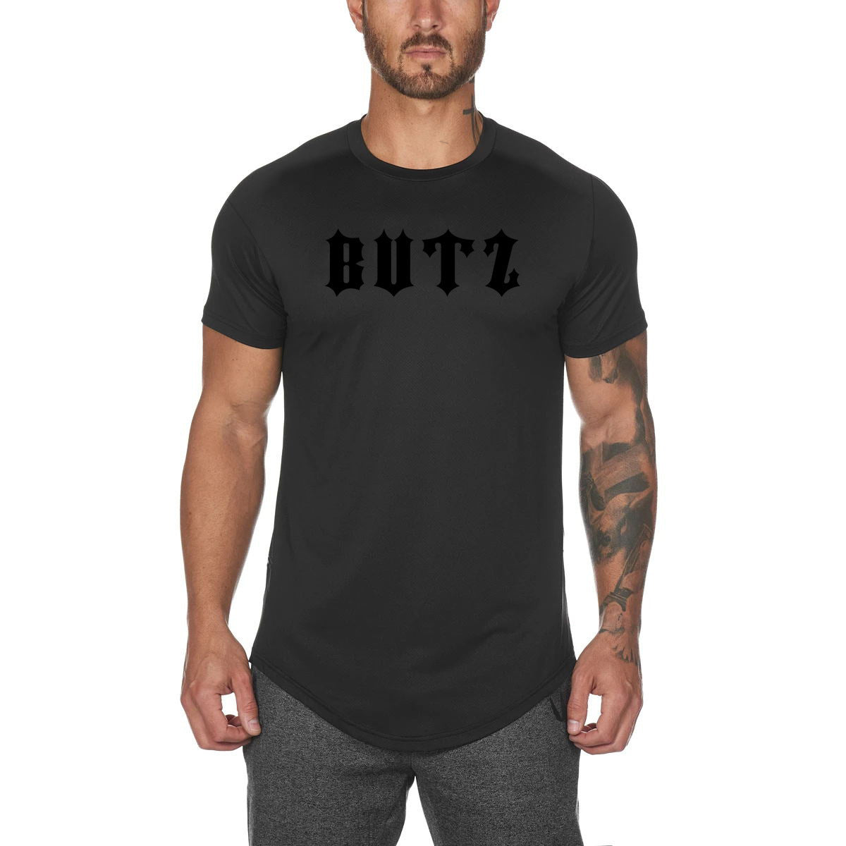 Men's Gym Wear Fitness Plain Shirts