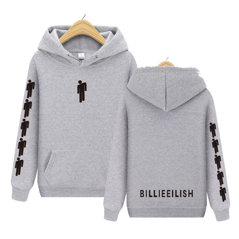 Men's and Women's Printed Plush Hoodie