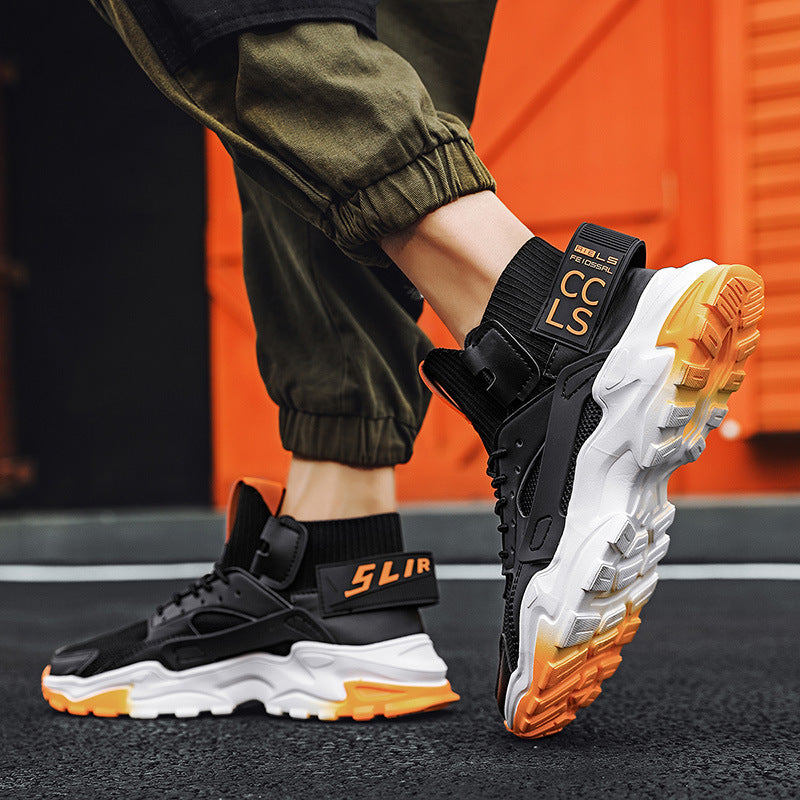 Men's High-Top Sports Style Running Shoes