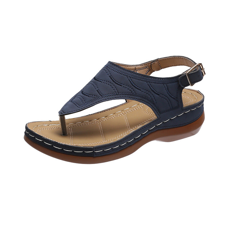 Women's Wedge Heel Thong Sandals