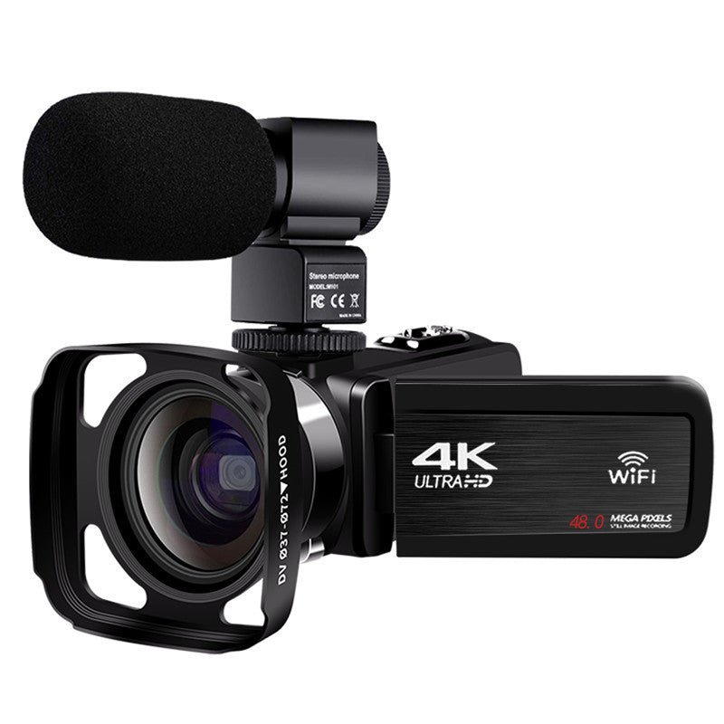 4K Digital Video Camera with Microphone