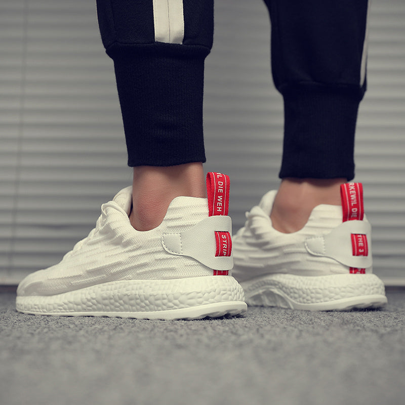 Men's Casual Fly Weave Knit Sneakers