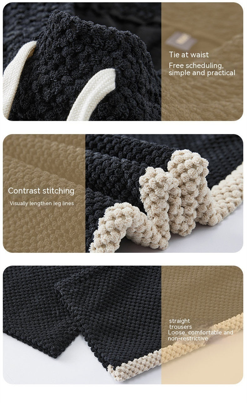 Men's Stripe Loose Casual Straight Pants