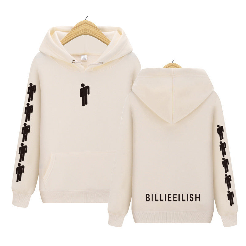 Men's and Women's Printed Plush Hoodie