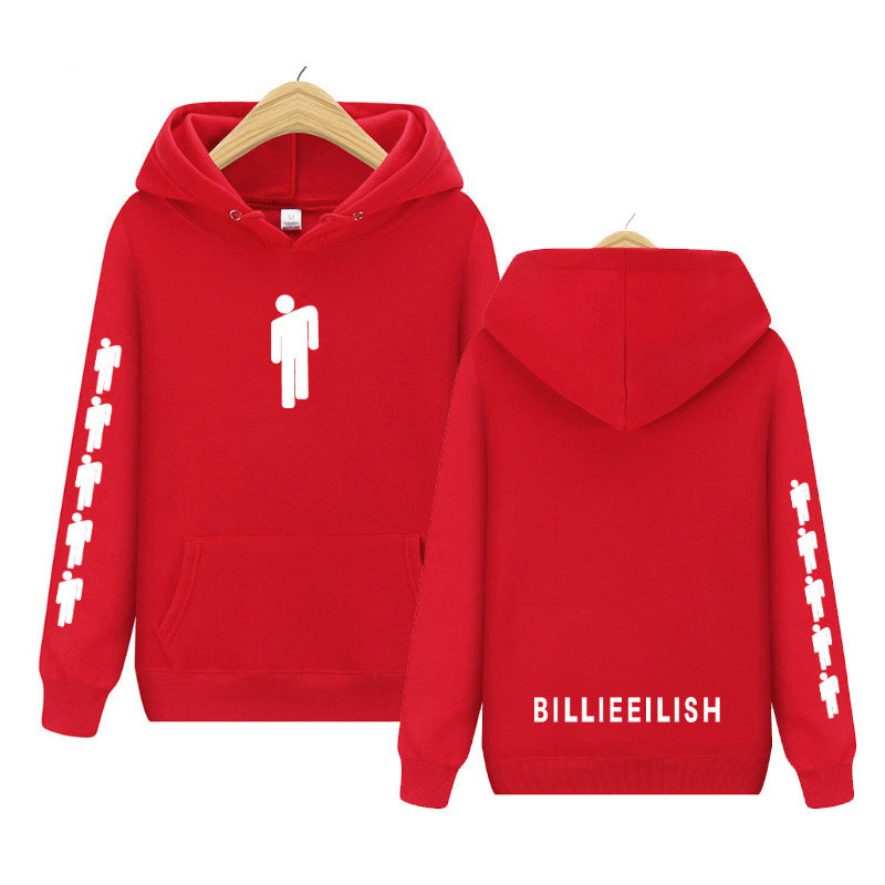 Men's and Women's Printed Plush Hoodie