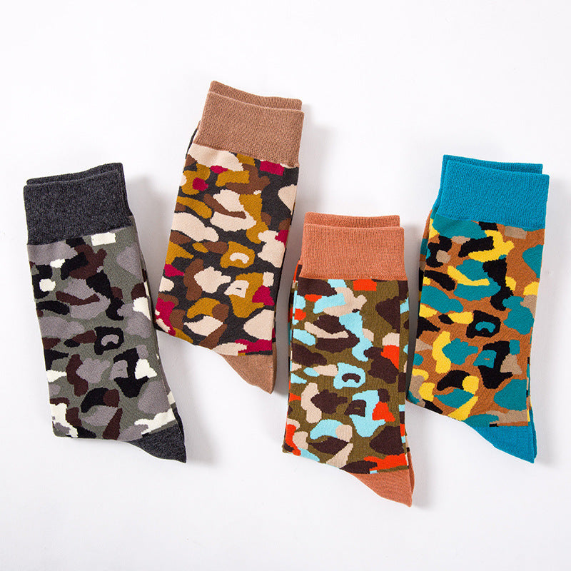Men's High-rise Camouflage Socks