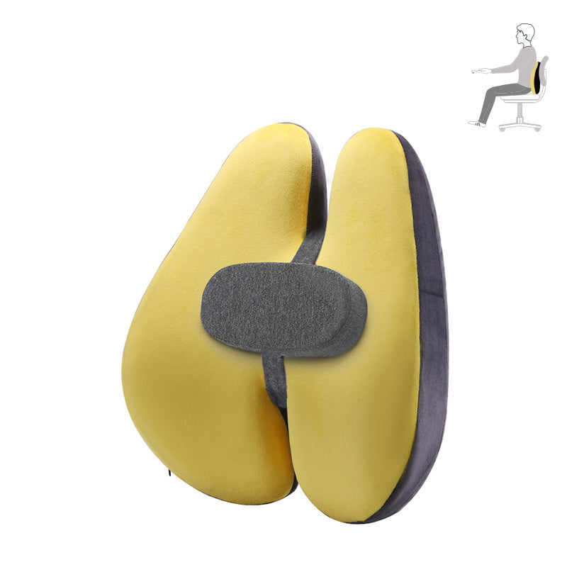Chair Memory Foam Lumbar Support Back Cushion