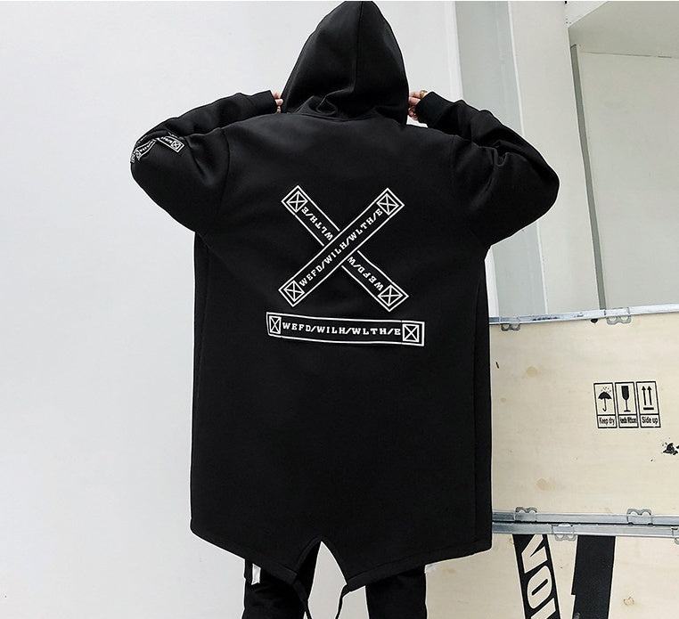 Men's Windbreaker Trench Coat