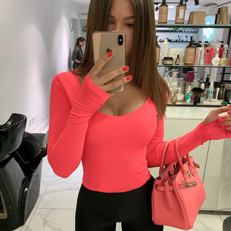 Women's Low Round Neck Bodysuit