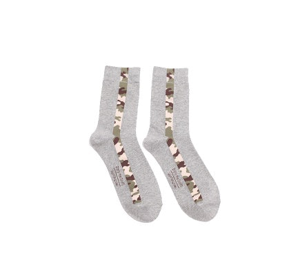 Men's Camo Stripe High-Rise Socks