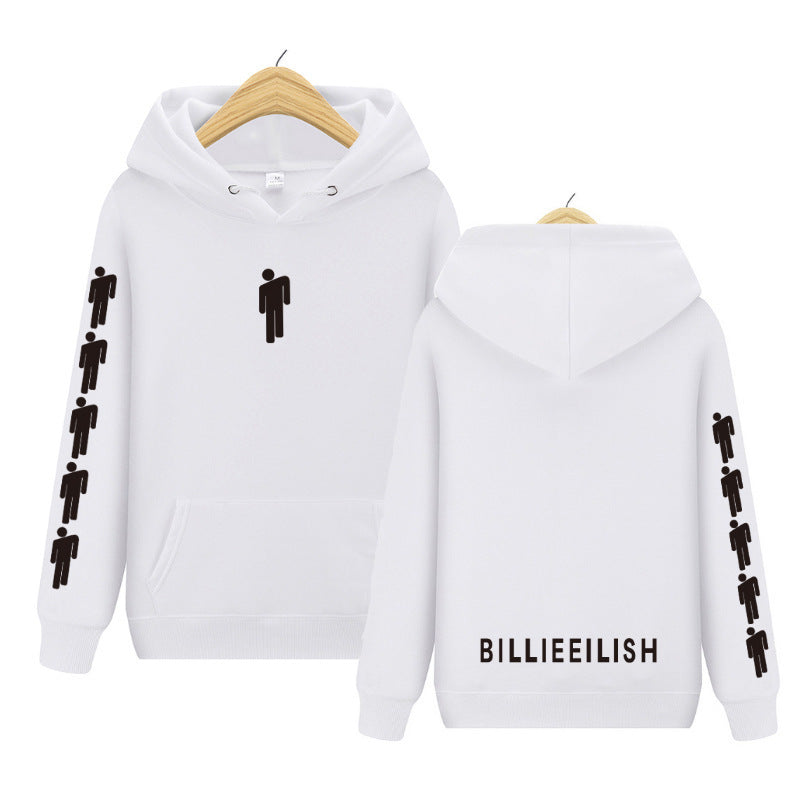 Men's and Women's Printed Plush Hoodie