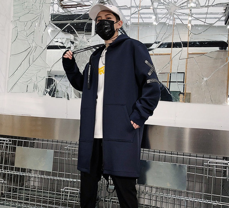 Men's Windbreaker Trench Coat