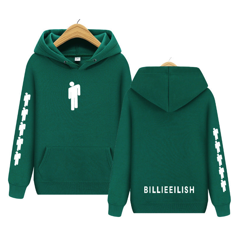 Men's and Women's Printed Plush Hoodie