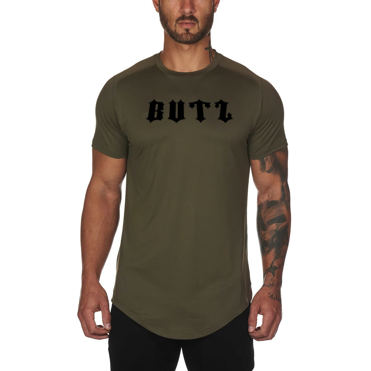 Men's Gym Wear Fitness Plain Shirts