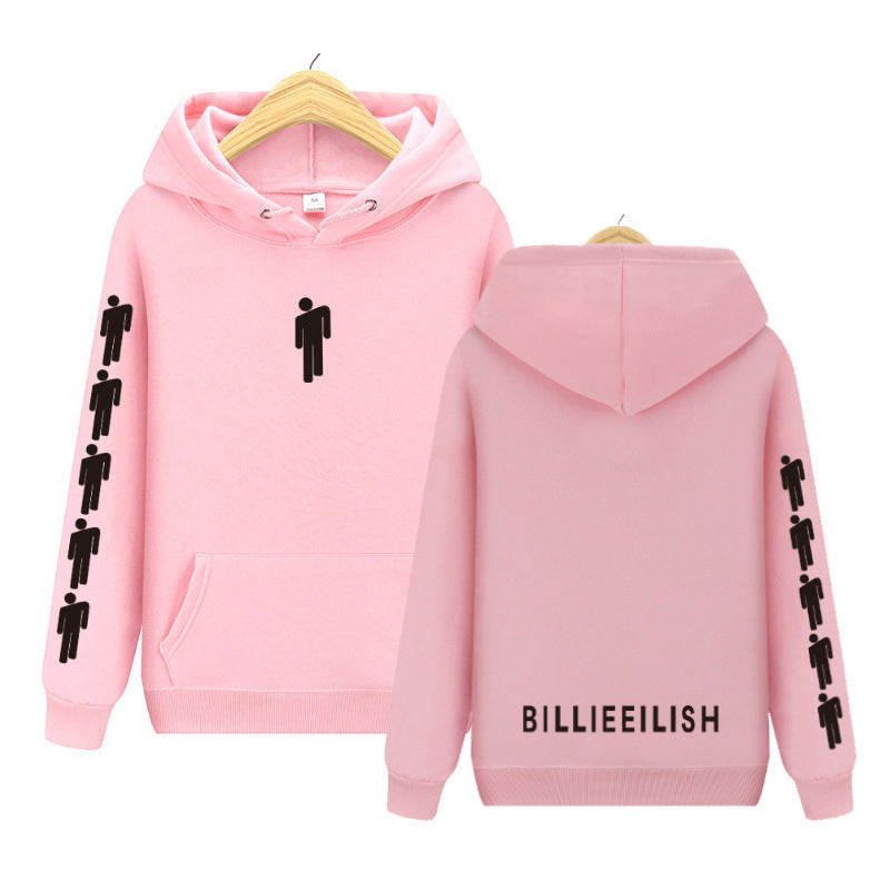 Men's and Women's Printed Plush Hoodie