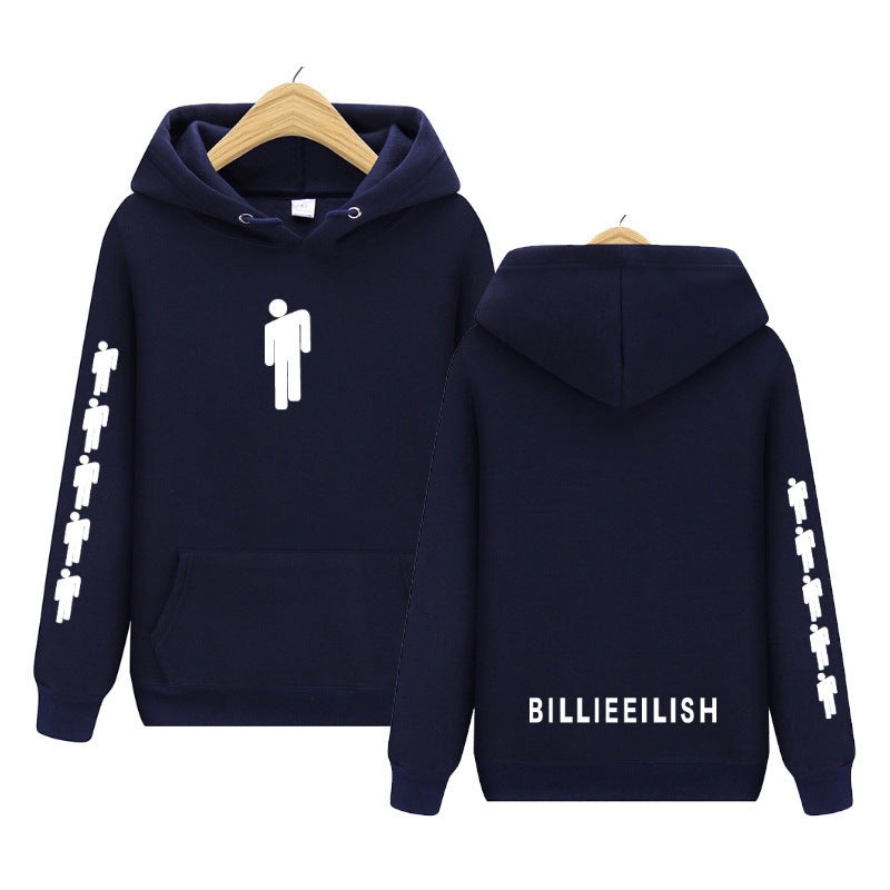 Men's and Women's Printed Plush Hoodie