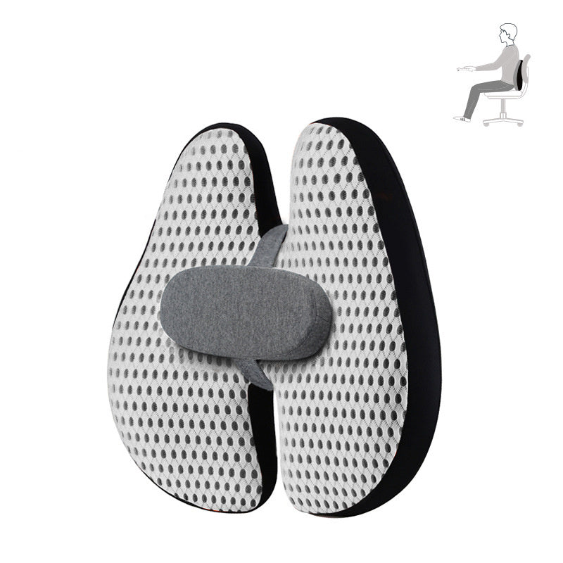Chair Memory Foam Lumbar Support Back Cushion