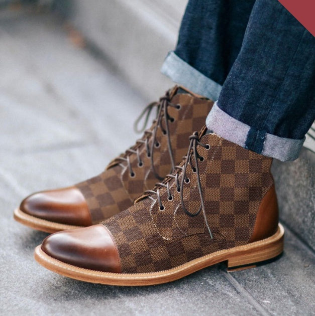 Men's Martin Designer Lace Up Boots