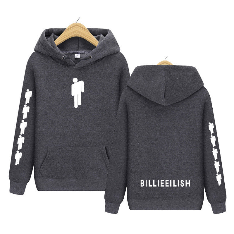 Men's and Women's Printed Plush Hoodie
