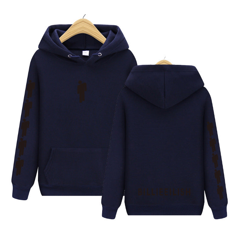 Men's and Women's Printed Plush Hoodie