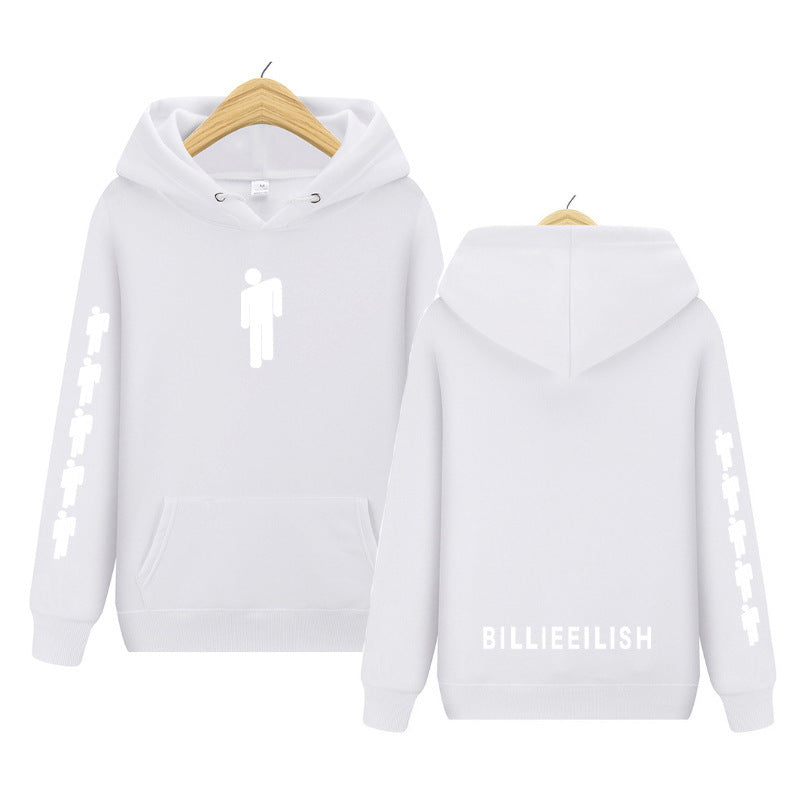 Men's and Women's Printed Plush Hoodie