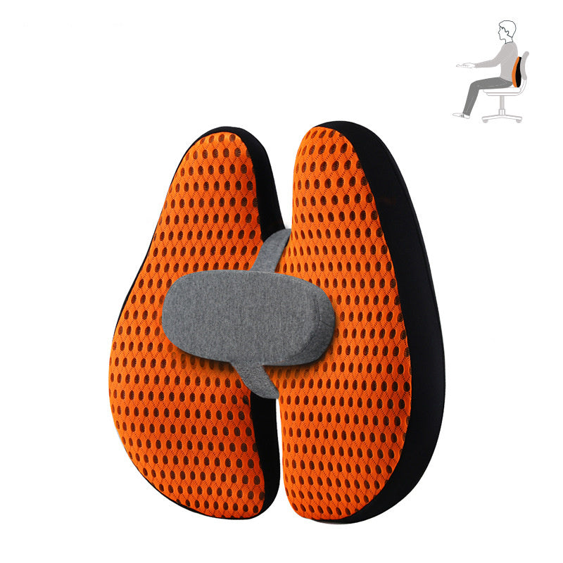 Chair Memory Foam Lumbar Support Back Cushion