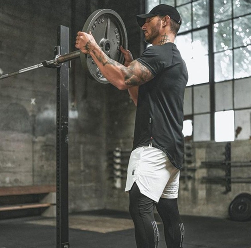 Men's Gym Wear Fitness Plain Shirts