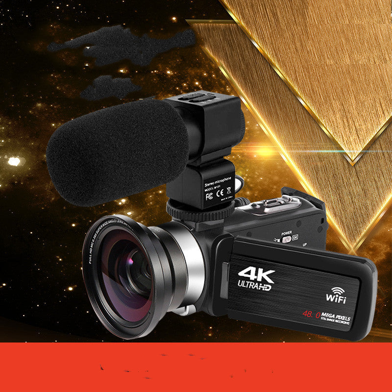 4K Digital Video Camera with Microphone