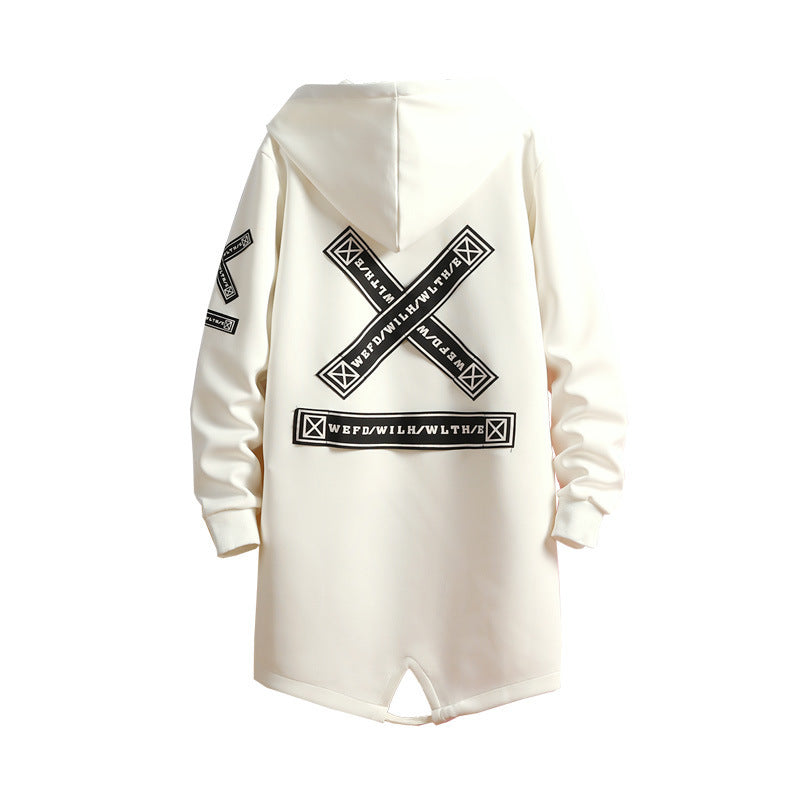 Men's Windbreaker Trench Coat