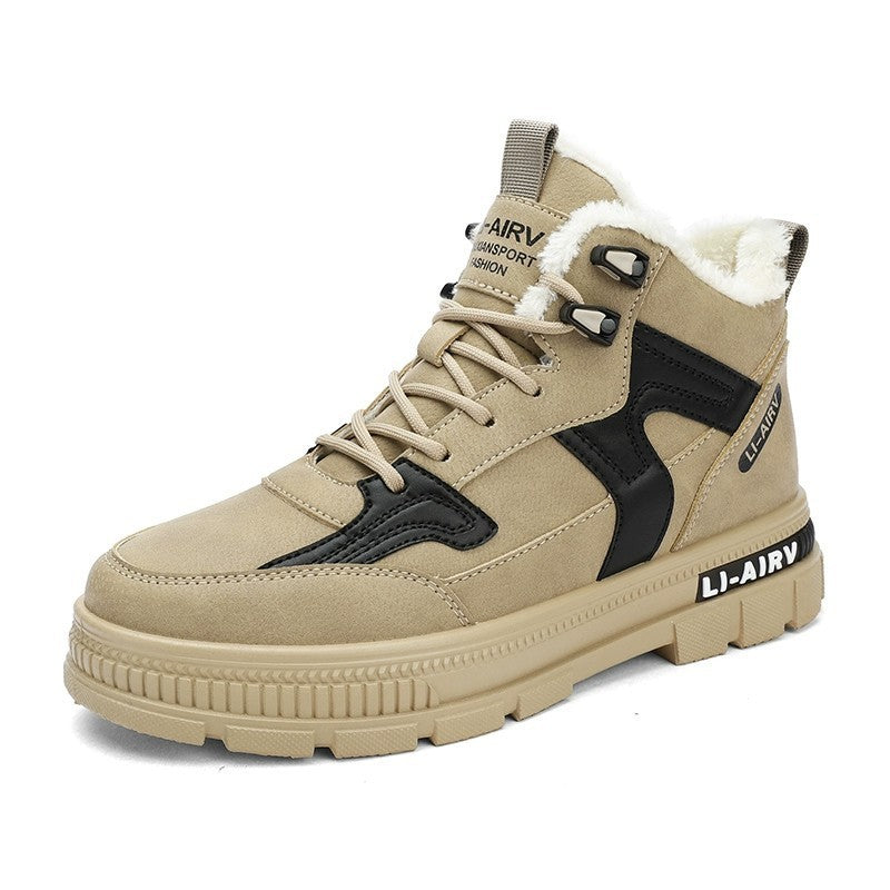 Men's Sherpa Lined Winter Ankle Boots