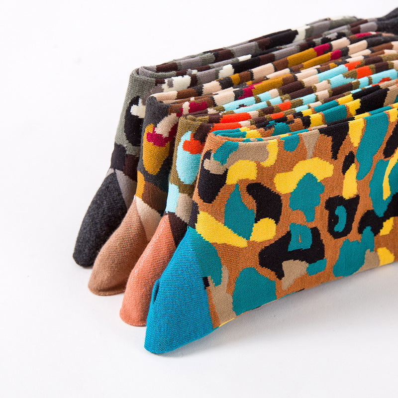 Men's High-rise Camouflage Socks