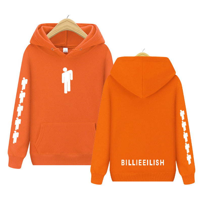Men's and Women's Printed Plush Hoodie