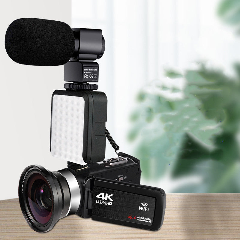4K Digital Video Camera with Microphone