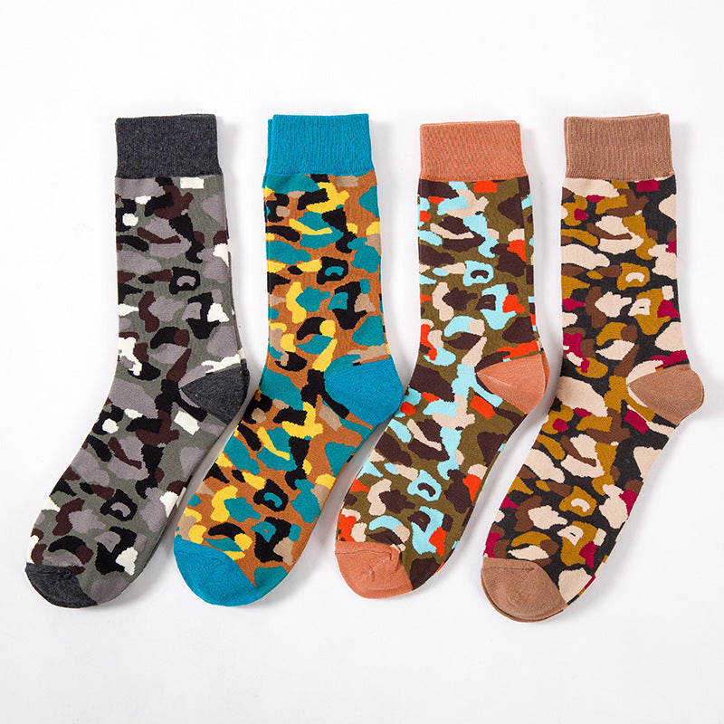Men's High-rise Camouflage Socks