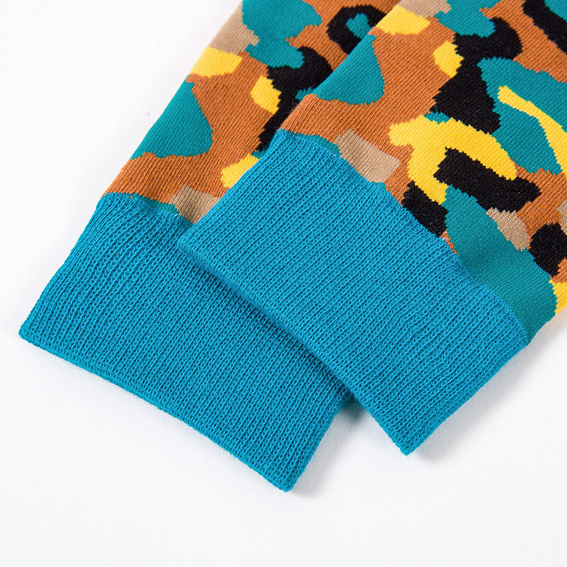 Men's High-rise Camouflage Socks