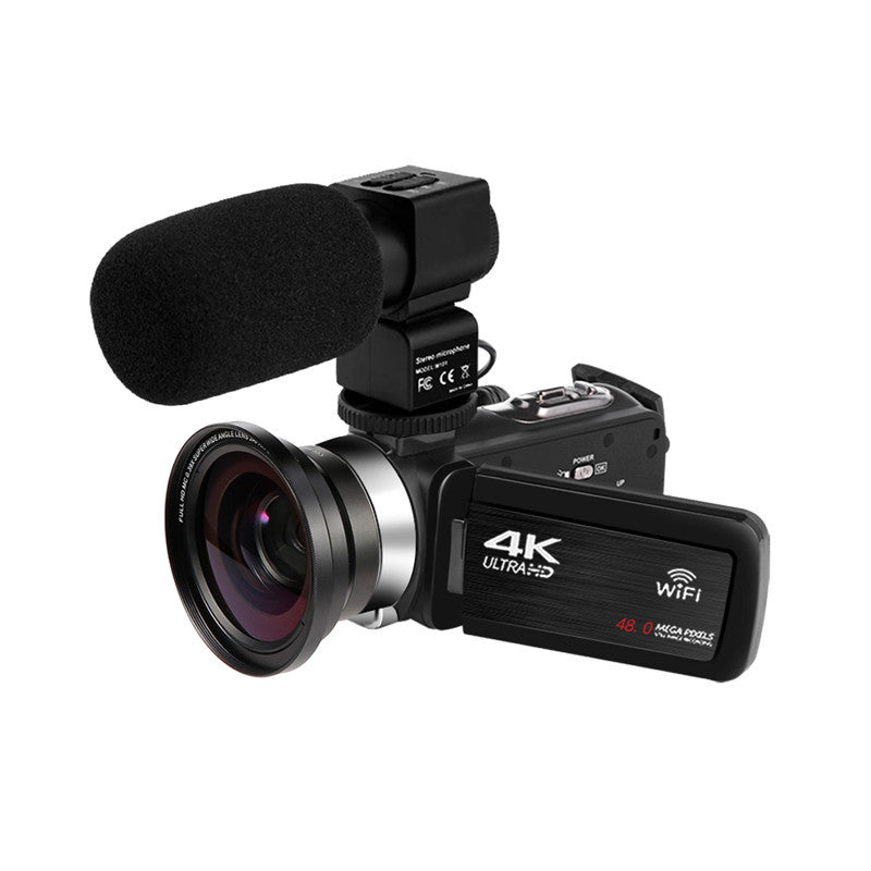 4K Digital Video Camera with Microphone
