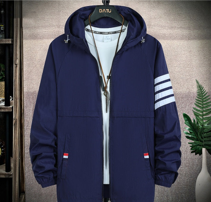 Men's Lightweight Windbreaker Jacket