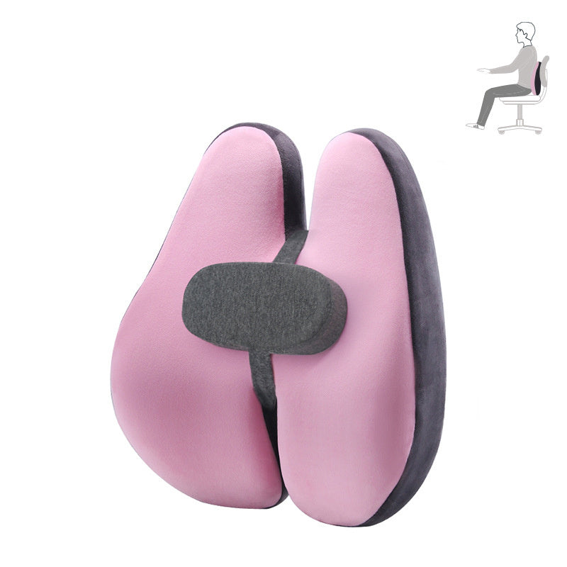 Chair Memory Foam Lumbar Support Back Cushion