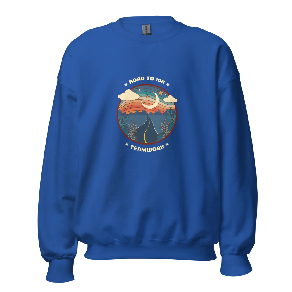 Women’s Road to 10k Teamwork Crew Neck Sweatshirt