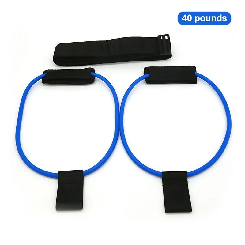 Adjustable Fitness Resistance Bands W/ Booty Belt