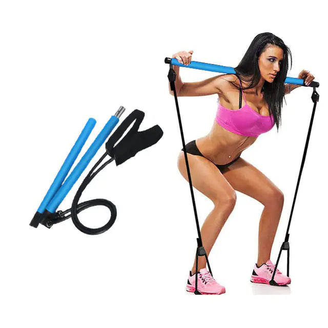 Fitness Resistance Band W/ Bar