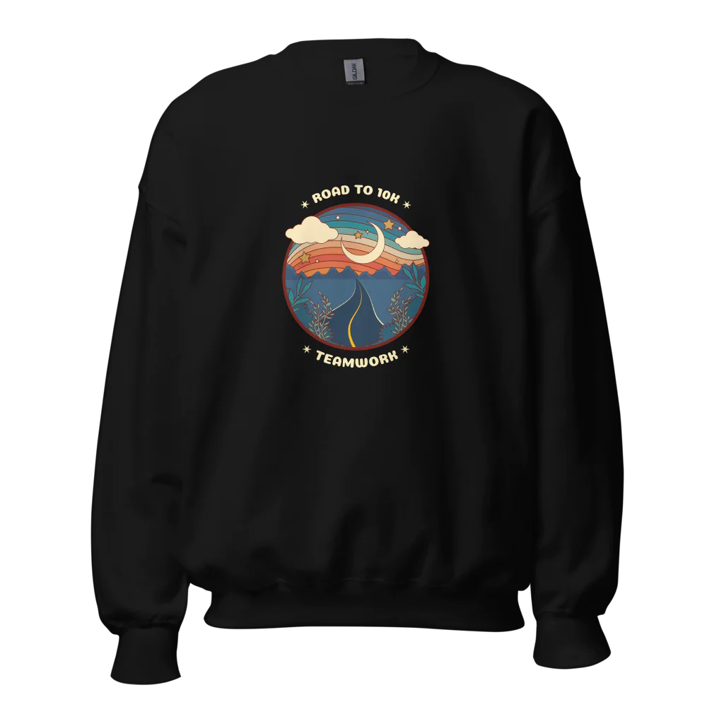 Women’s Road to 10k Teamwork Crew Neck Sweatshirt
